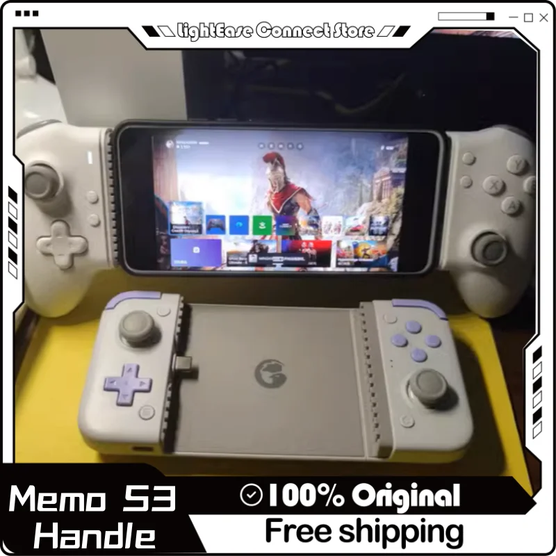 

2024 New Memo S3 Gamepad Type C Mobile Phone Controller Hall Effect Stick Joystick Android Type C Ps Cloud Game Customized