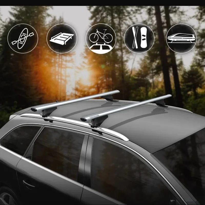 Roof Rack Cross Bars for Infiniti QX80 2025, Silver Luggage Carrier 2pcs