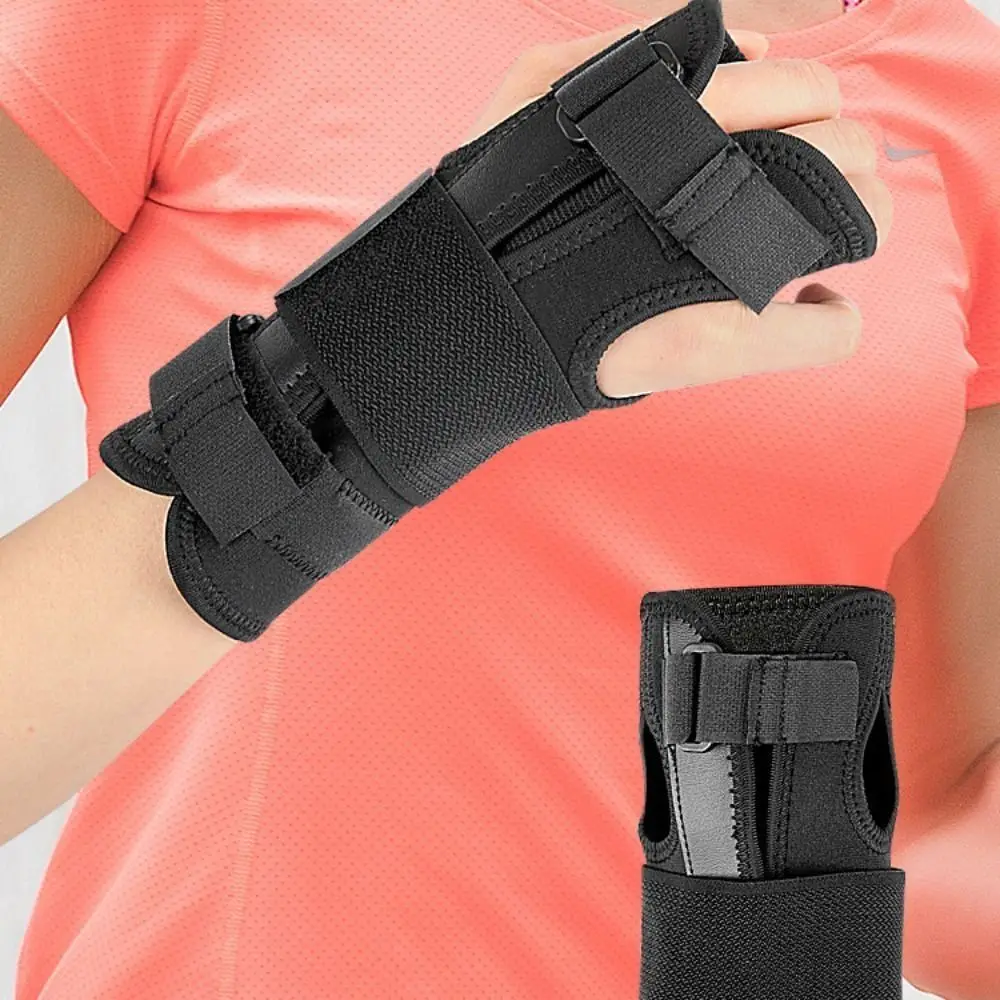 

Compression Thumb Wrist Brace Sprain Prevent Chloroprene Rubber Wrist Support Protector Aluminum Strip Protector