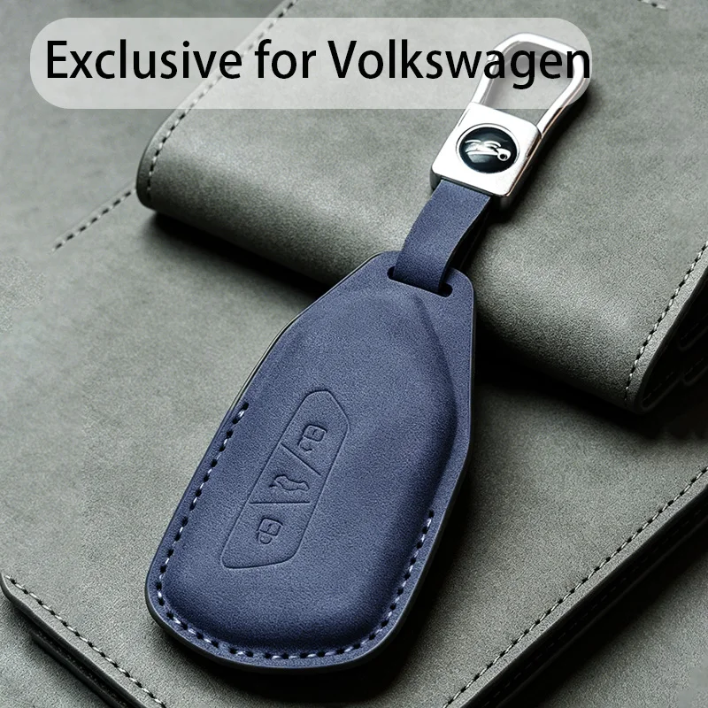 Car Key Fob Cover for VW Volkswagen golf 8 ID.3 ID.4 Skoda Octovia A8 MK4 MK8 2022 2021 GTI R Keyless Keychain Durable Luxury