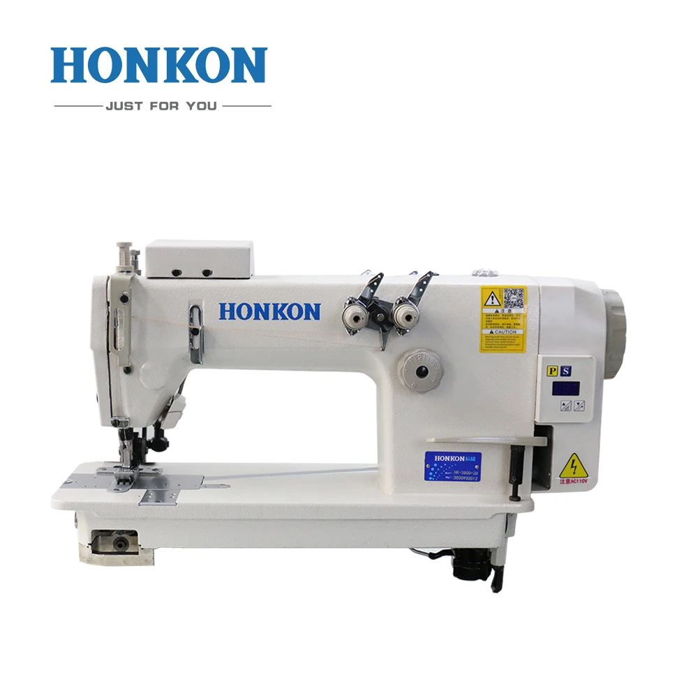 HK3800 White Sewing Machine New Garment Machinery Chainstitch for Home Use for Clothes CN;ZHE by HONKON