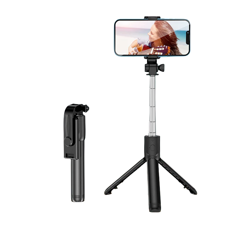 

Wireless Selfie Stick Tripod Stand with Detachable Remote for Mobile Phone Tiktok Live Streaming