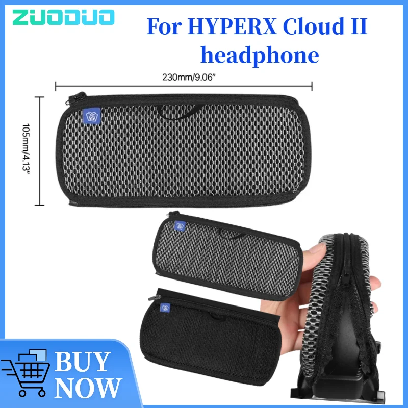 

Replacement Protein Leather Headband Pad Kit for HYPERX Cloud II Headphones Easy DIY Installation