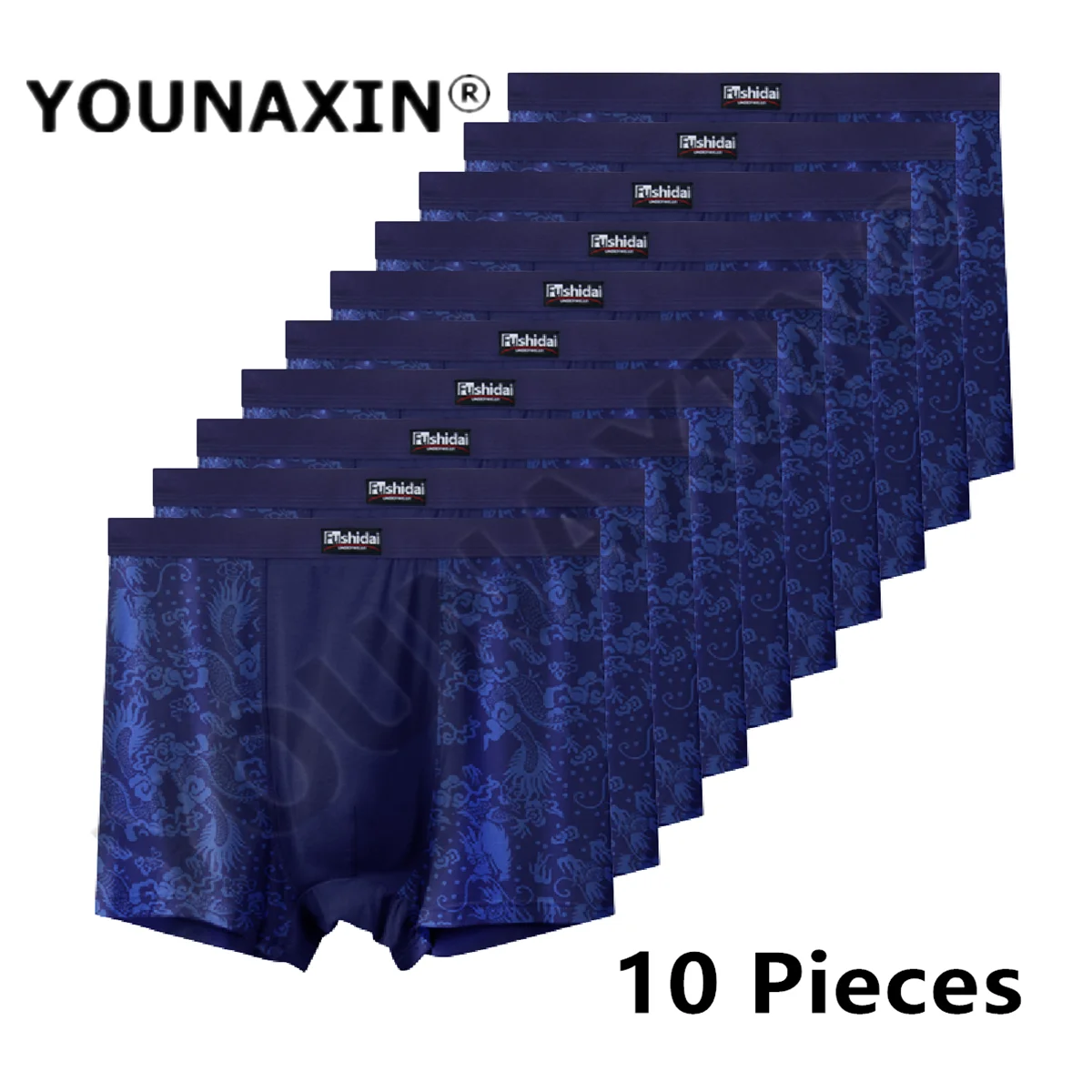 10 Pcs Men Big Size Underwear Panties Boxer Oversize Underpants Breathable Undies Shorts Plus size 3XL 4XL 5XL 6XL7XL8XL9XL10XL