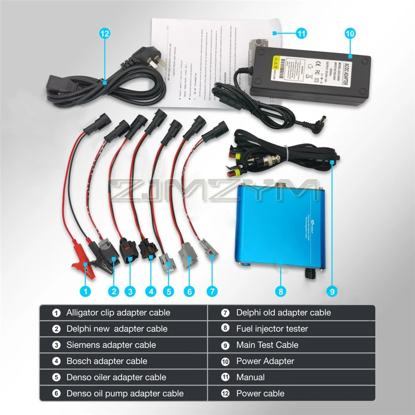 CRI100 Common Rail Injector Tester Support Testing Of Piezoelectric And Electromagnetic Fuel Injectors 100V~240V