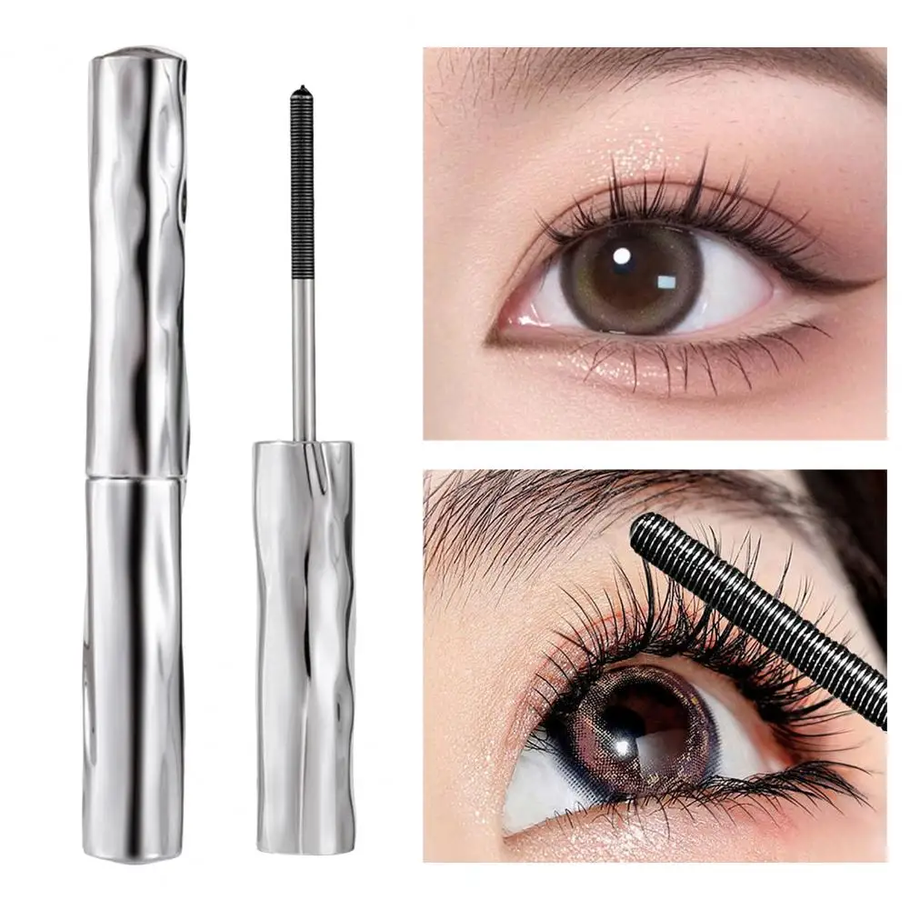 Rímel com pincel 3d, à prova d'água, de longa duração, para mulheres, não manchado, secagem rápida, alongamento, espessamento para todo o dia