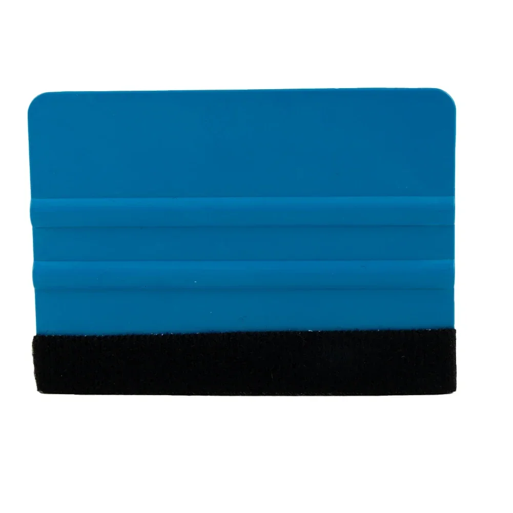Carhome 1x Squeegee Felt Edge Scraper Car Decals Vinyl Wrapping Spatula Tool Plastic High Quality Automotive Hand Tools 10 * 7.