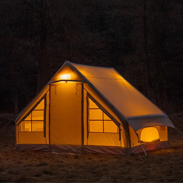 

Outdoor Waterproof Family Inflatable Air Pole Tent Outdoor Camping Inflatable Yurt House Tent