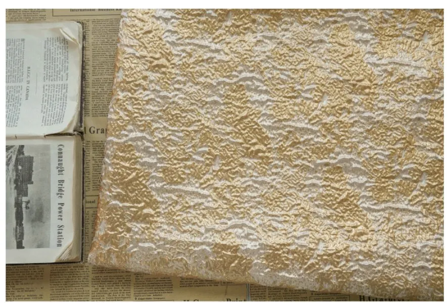 KVR Jacquard Brocade Ribbon - 1.5 Inch Wide Polyester Silk Craft Trim, 9 Yards For Sewing & Decor