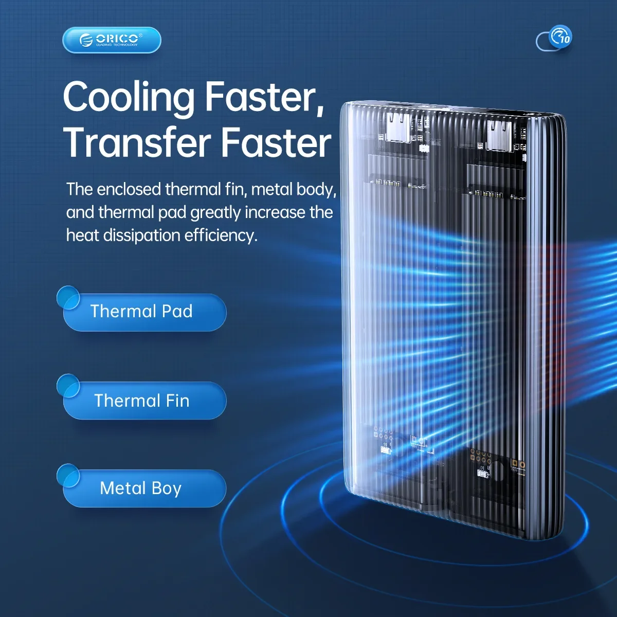 Orico m.2 ngff nvme ssd gehäuse m2 nvme ssd gehäuse usb 3,1 10gbps für m key m & b key nvme pcie ssd mit eingebauter kühl weste