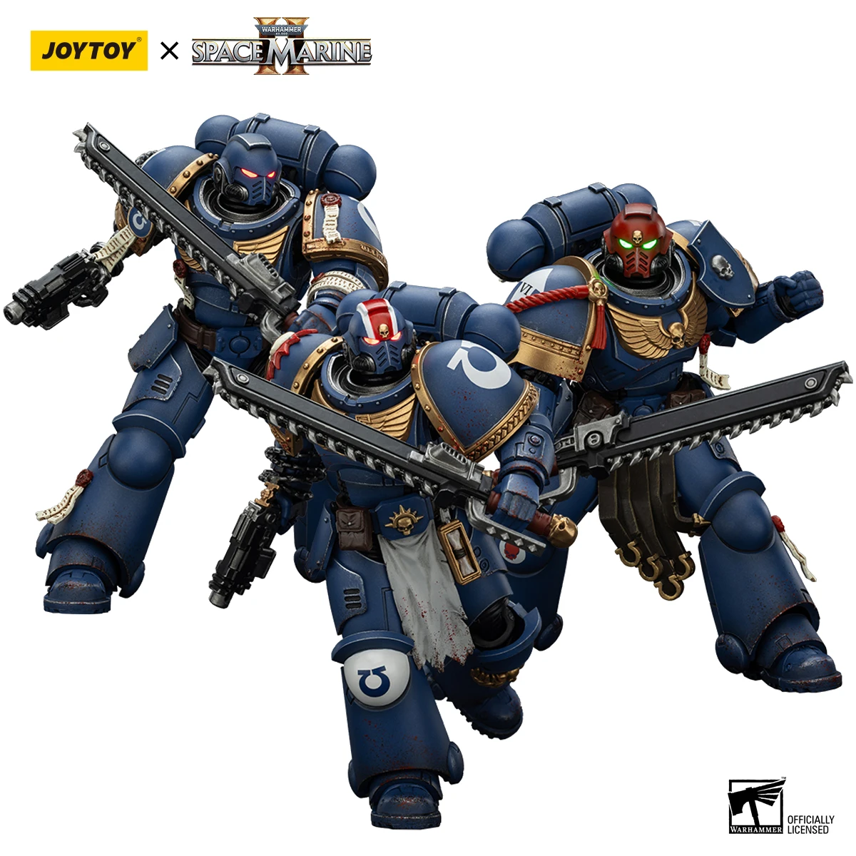

[IN STOCK] JOYTOY Warhammer 1/18 Action Figure Ultramarines Lieutenant Titus - Collectors Edition 3PCS Model Toys Gifts