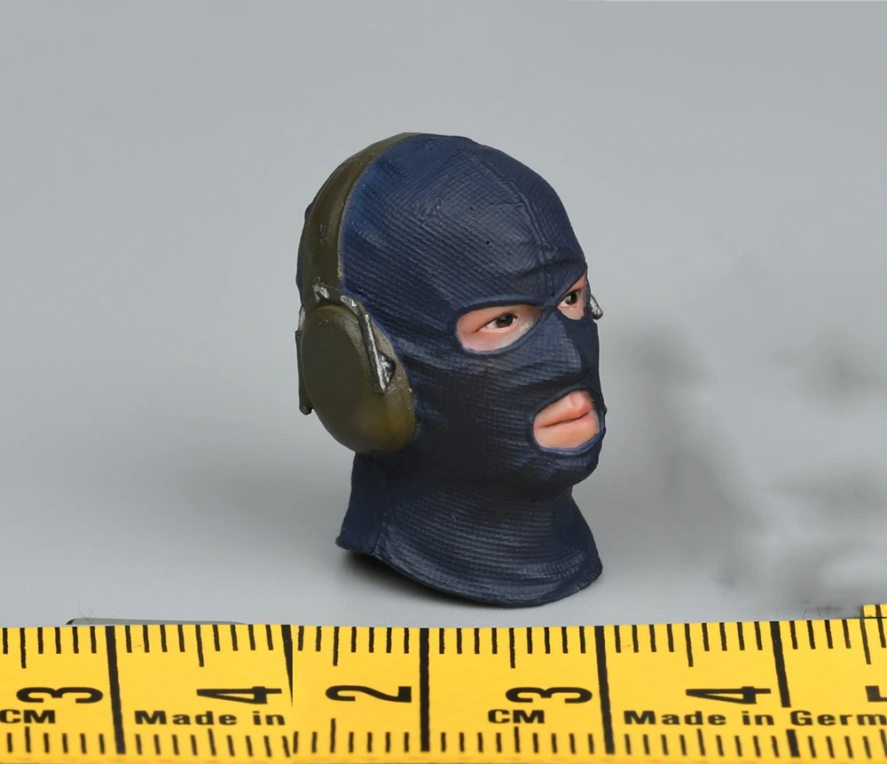 1/12 SoldierStory SSM002 Special Duty Unit Hong Kong Police Force Assault Team Gas Mask With Head Sculpture For 6inch Doll