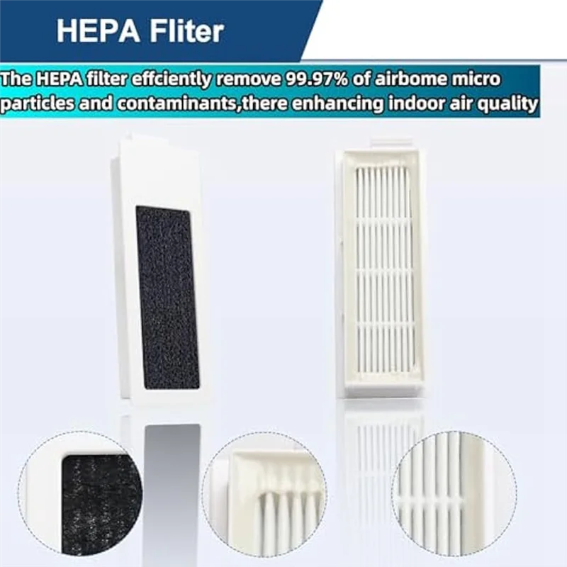 

ABCL 19Pcs Replacement Parts For ECOVACS Deebot T20 Omni/Max/Pro,Ecovacs T20 Max Vacuum Cleaner Accessories Kit