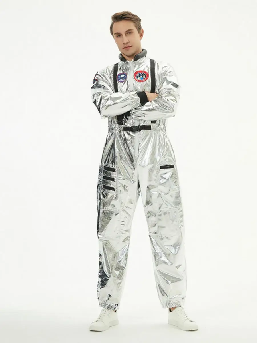 Loween-traje de astronauta para Cosplay, traje espacial de una pieza, ropa Par Role-Plang, Material de poliéster, celebración del Festival