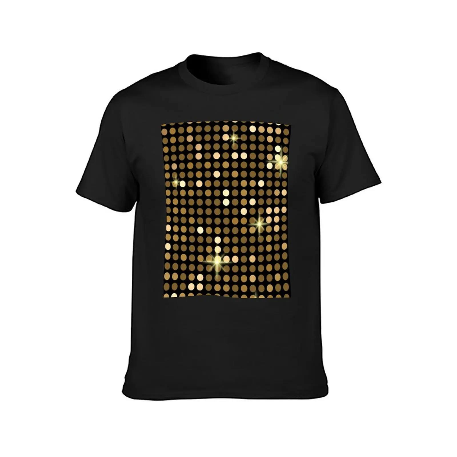 Golden Shining Disco Ball Pattern For Disco Lovers And Disco Music Lovers - Ball Pattern T-Shirt