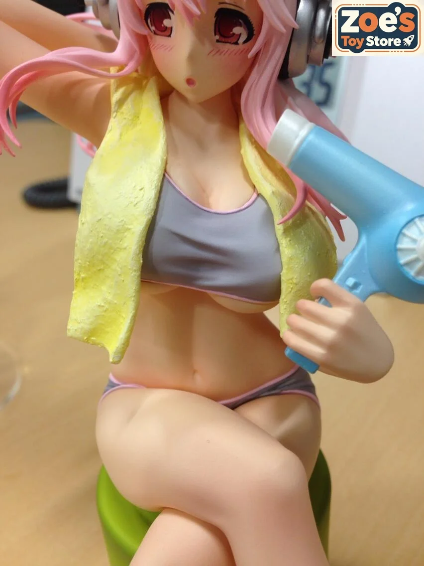 In Stock FuRyu Special Figure Super Sonico After Bath Ver 16cm Anime Girl PVC Collectible Model Toy Gift view 5