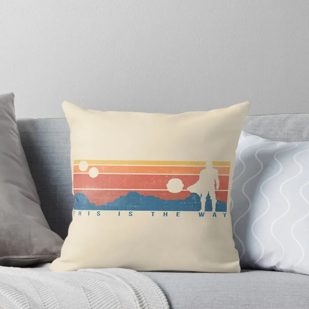 

This is the Way Retro Throw Pillow Pillowcases Cushions For Children Couch Pillows Pillow