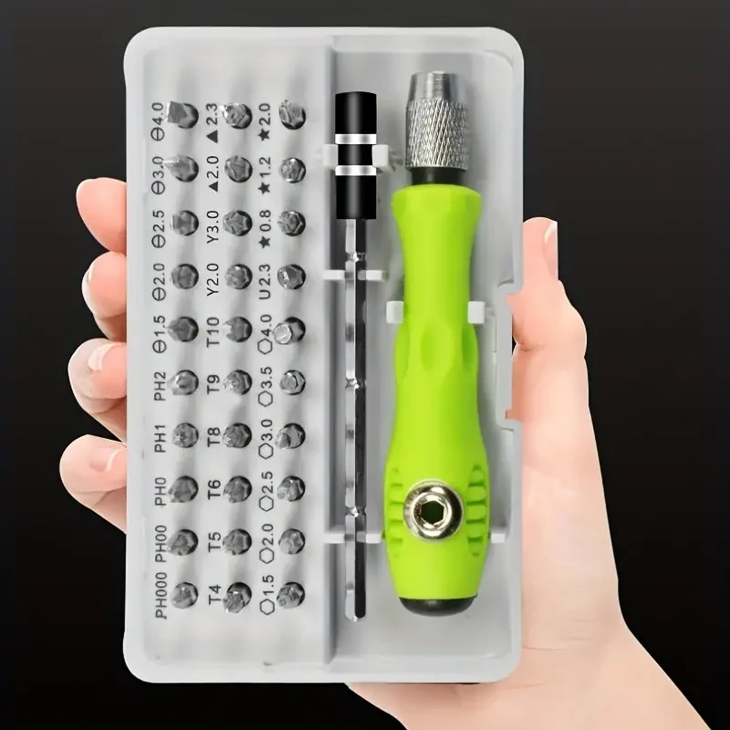 32 In 1 Screwdriver Set Magnetic Precision Screwdriver Bits Repair Torx Ratchet Screw Driver For Phone Laptop Non-slip Hand Tool