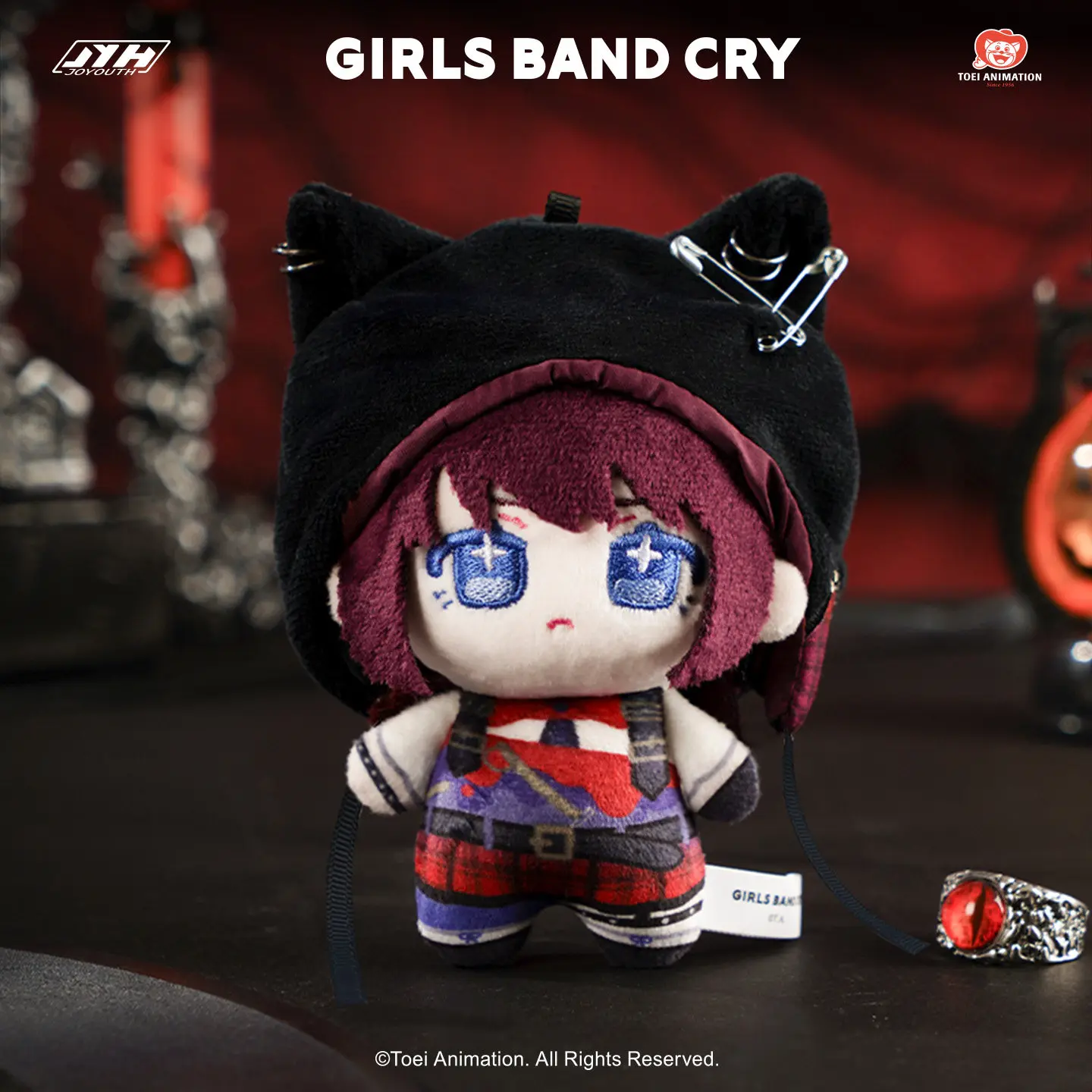 Joyouth Official Licensed Girls Band Cry Nina Little Devil Plush Keychain Stuffed Doll Pendant Anime Peripheral Bag Accessory