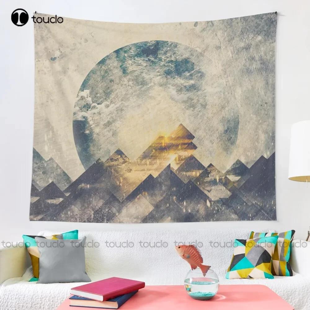 One Mountain At A Time Tapestry Floral Tapestry Tapestry Wall Hanging For Living Room Bedroom Dorm Room Home Decor Wall Covering