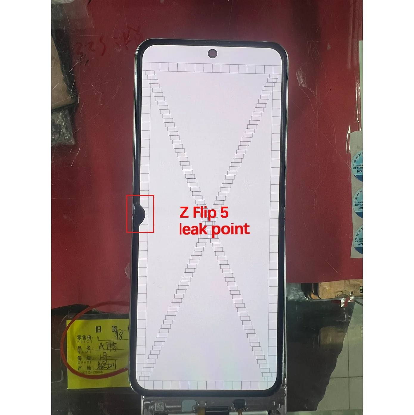 AMOLED has defect LCD For Samsung Galaxy Z Flip5 /F7310/W7024 Display Screen Display Touch Screen With Frame Digitizer Assembly image 3