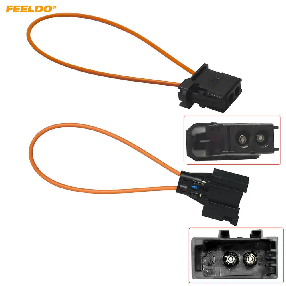 FEELDO MOST Fiber Optic Bypass Loop Female For BMW/VW/Audi/Porsche/Mercedes #HQ1569/3582