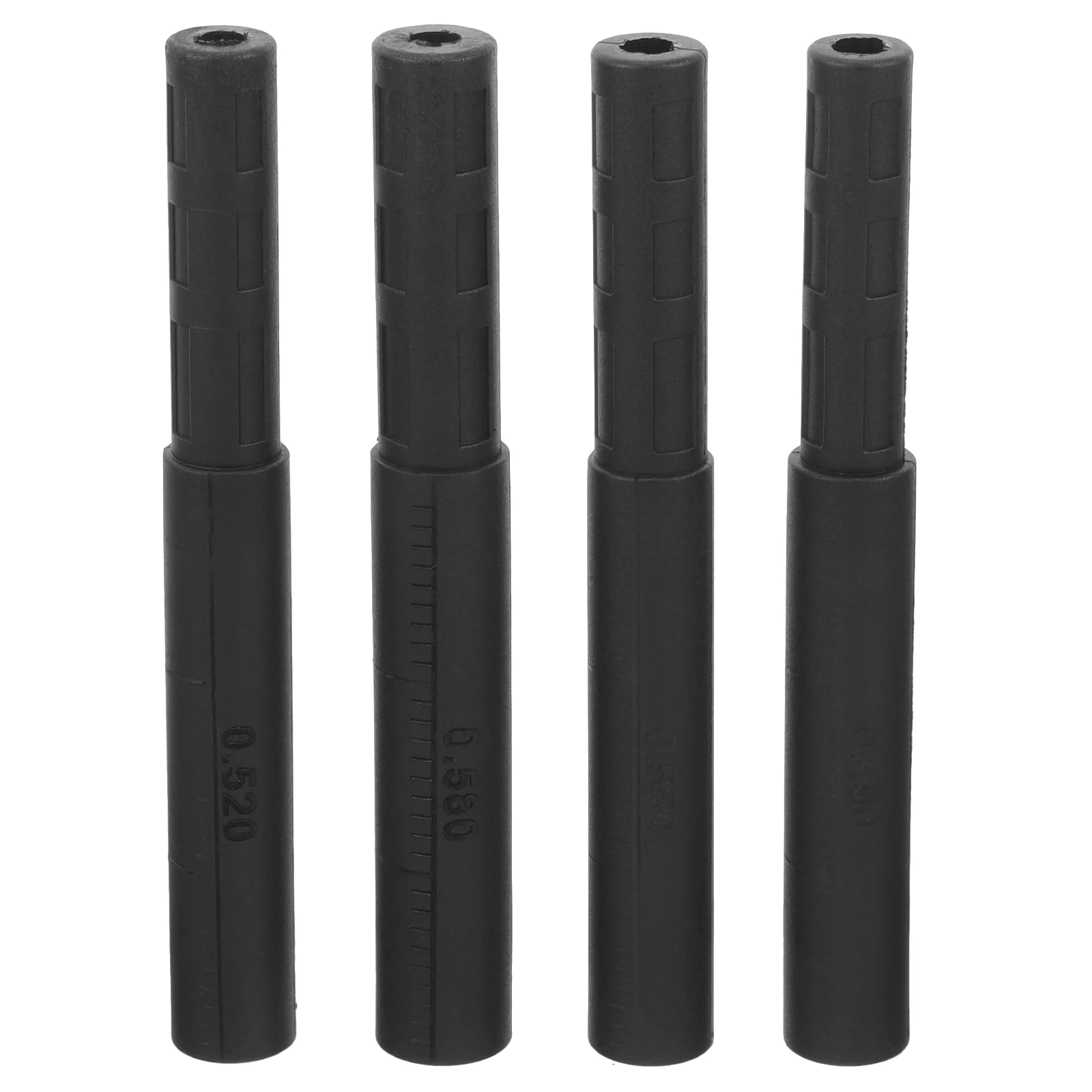 

4 Pcs Golf Extension Bat Tape Grips Stuff Carbon Fiber Golfs Shaft Extenders Club Rods Lightweight