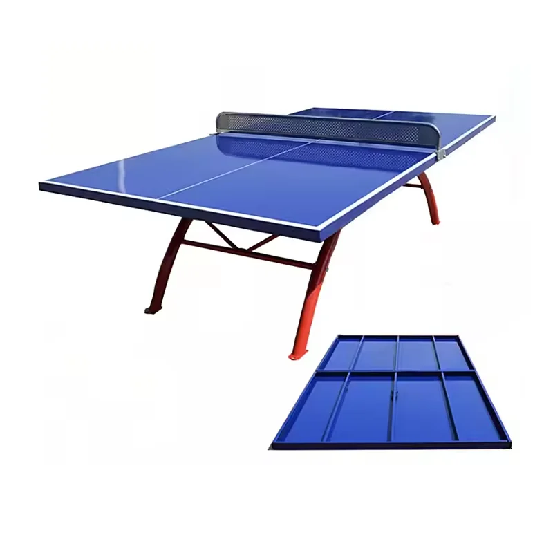 Outdoor&indoor Waterproof Table Tennis Table With Titanium Steel Top Pingpong Table for Trainingpromote sales