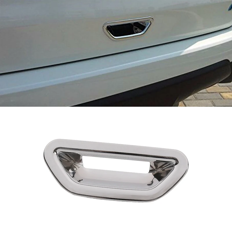 For Nissan Xtrail X-trail 2014-2021 Rogue 2014-2020 Car Handrail ABS Chrome Trunk Handle Rear Back Bowl Cover