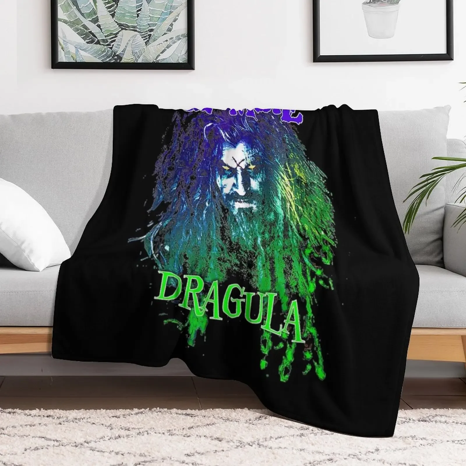 Rob Zombie - Dragula Throw Blanket Polar Blankets For Bed Blankets