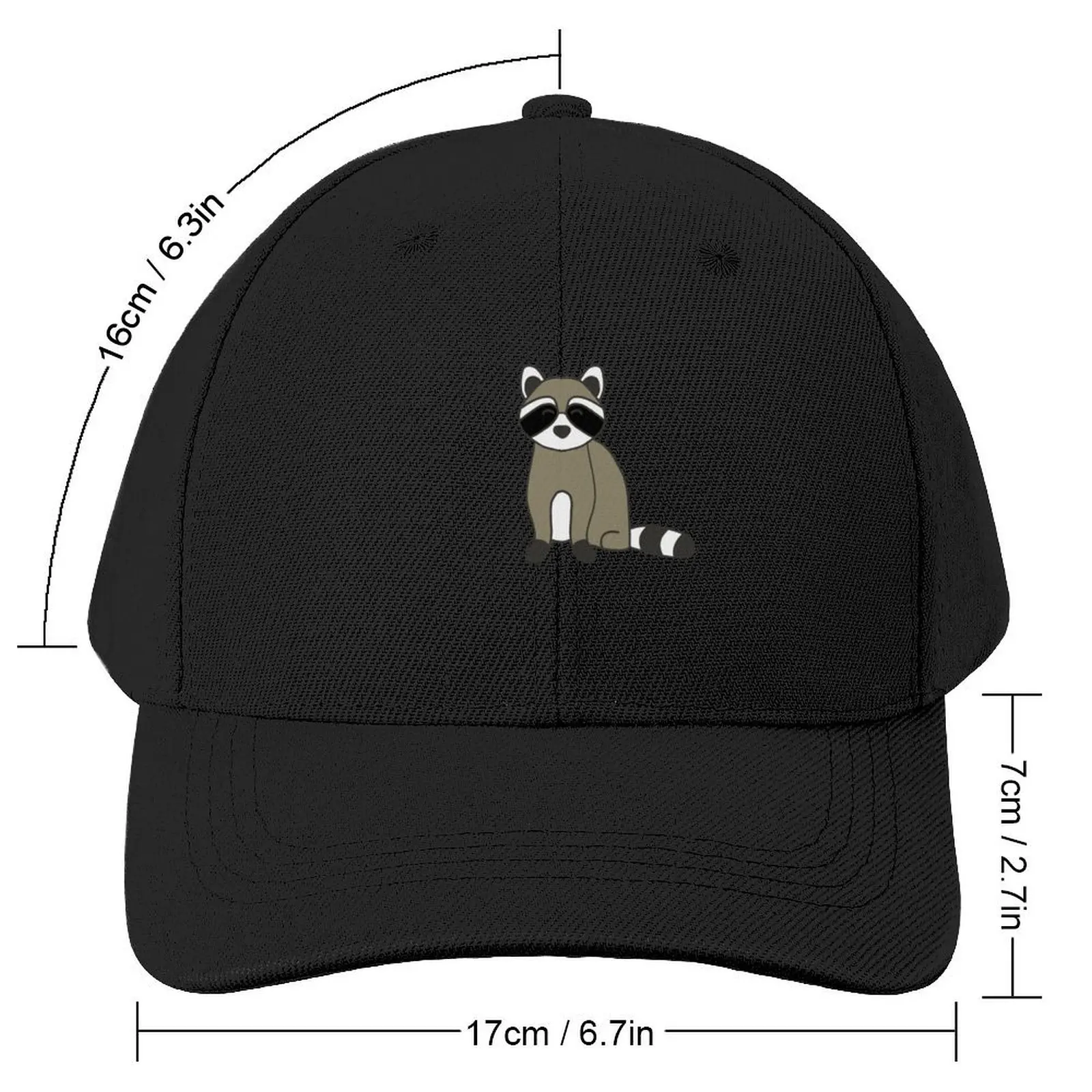 raccoon trash panda wants to be loved Baseball Cap Sunhat western Hat Trucker Hat Mens Caps Women's