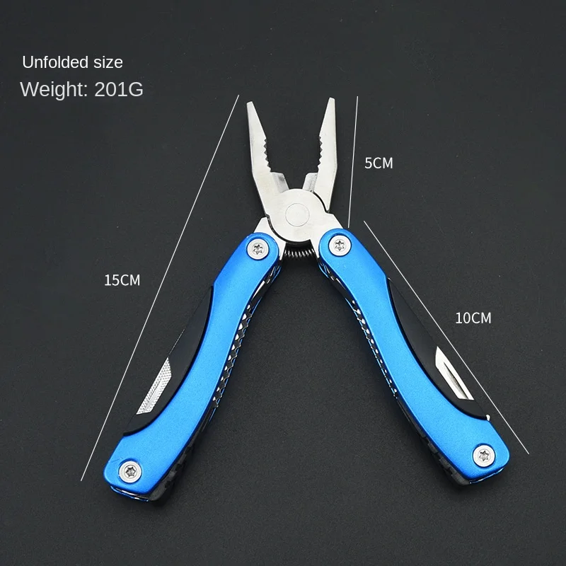 

Stainless Steel Outdoor Combination Pliers, Outdoor Survival Tool, Multi-purpose Portable Folding Knife Pliers