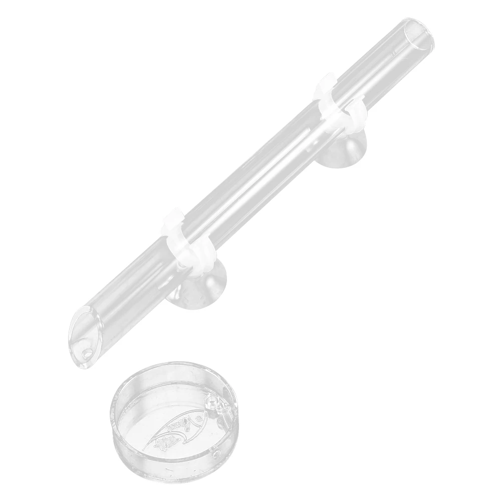 

Feeding Tube Tray Fish Tank Shrimp Aquarium Transparent Feeder Sucker Hook Easy Use Acrylic Water Purifier Tool Pet Supplies