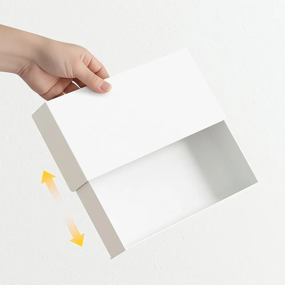 Caja de Almacenamiento Blanca para Debajo del Escritorio, Diseño Oculto, Autoadhesiva, Organizador de Cajones para Escritorio
