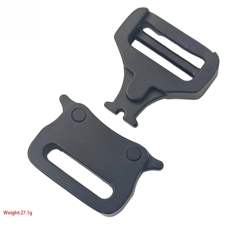 20mm Zinc Alloy E-coating Tactical Side Release Buckle for Bag Backpack Strap Belt Replacement Hardware