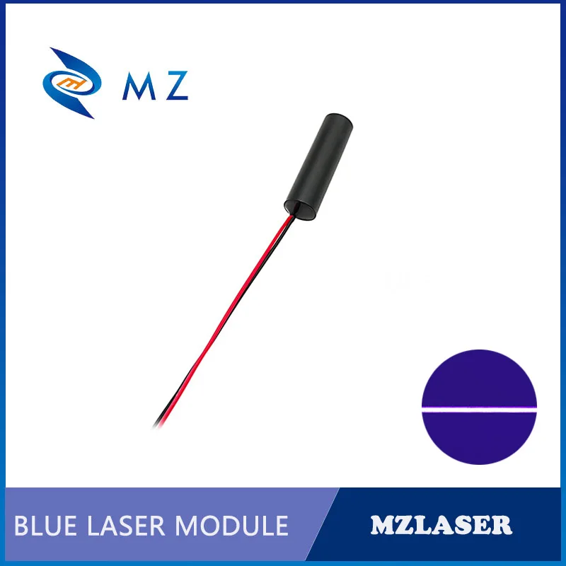 Vendita calda Compact D10mm 405nm 50mw Blue Violet UV Line modulo Laser ACC Drive grado industriale