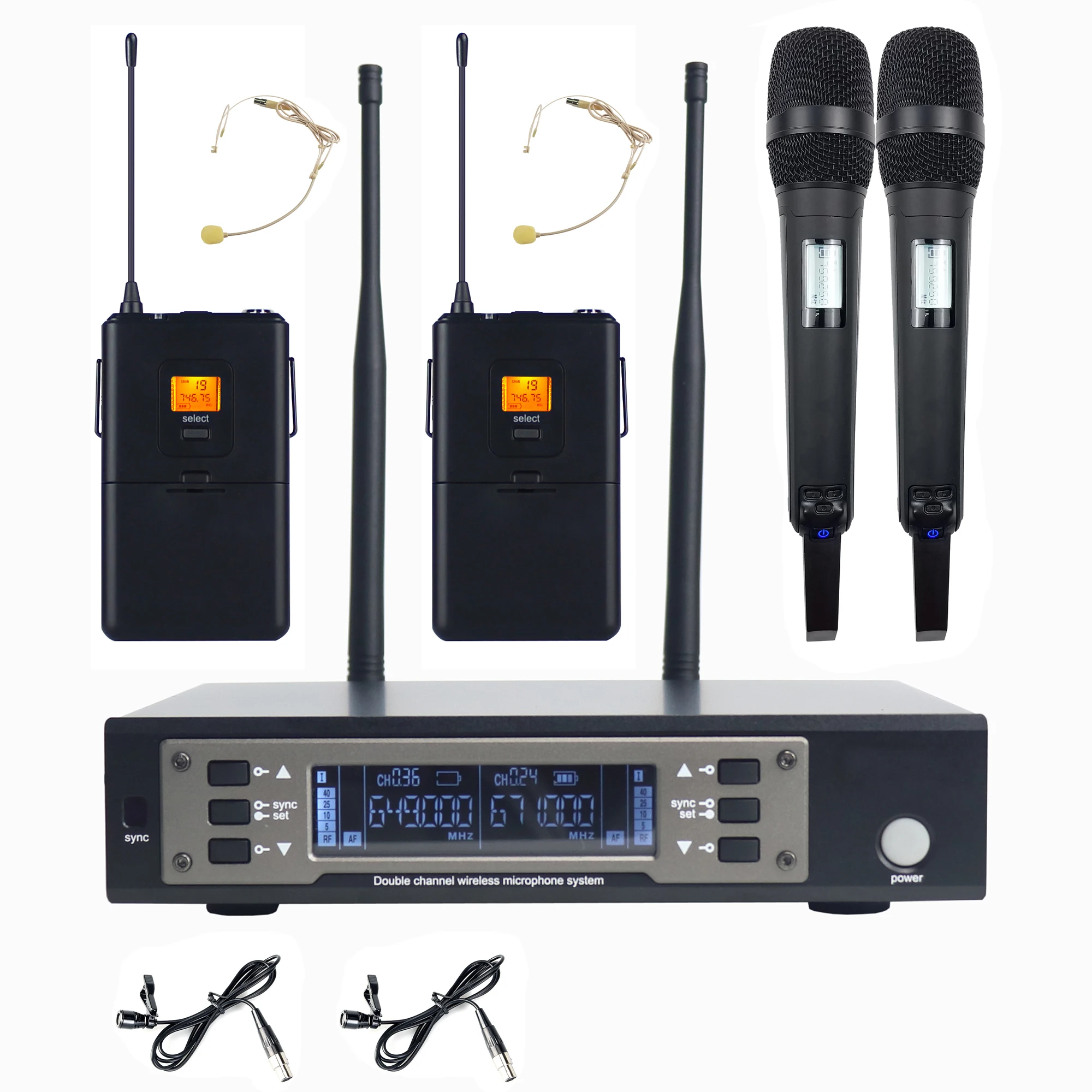 Betagear EW135G4 Dual Channel Digital True Diversity Microphone Professional Stage Audio Wireless Microfone Uhf Microfono 100G4