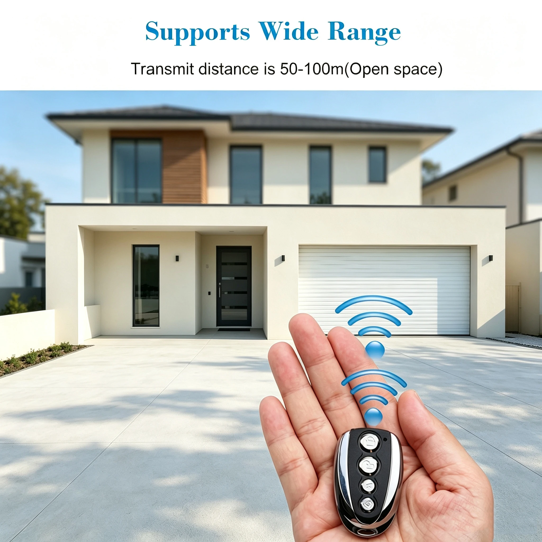 KEBIDU 1/3/5PCS 433MHZ Remote Control Duplicator Universal Copy Remote Control With electric Lock Key/ABCD Key For Gate Door