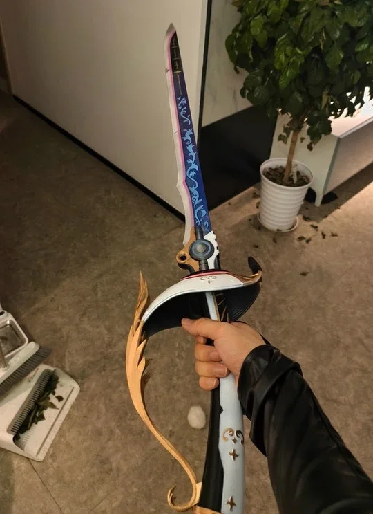 

Game Wuthering Waves Brant Sword Cosplay Props Specialized Weapons Unflickering Valor Halloween Costumes Accessories 43''