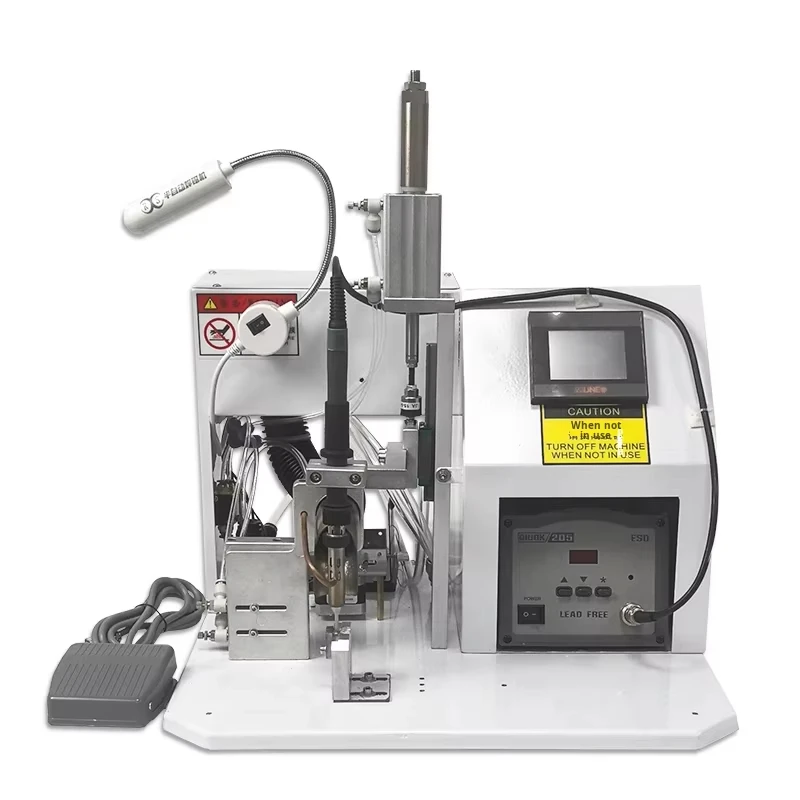 220V Automatic Tin Soldering Machine, PCB Plug-In Wire Soldering Semi/Fully Automatic