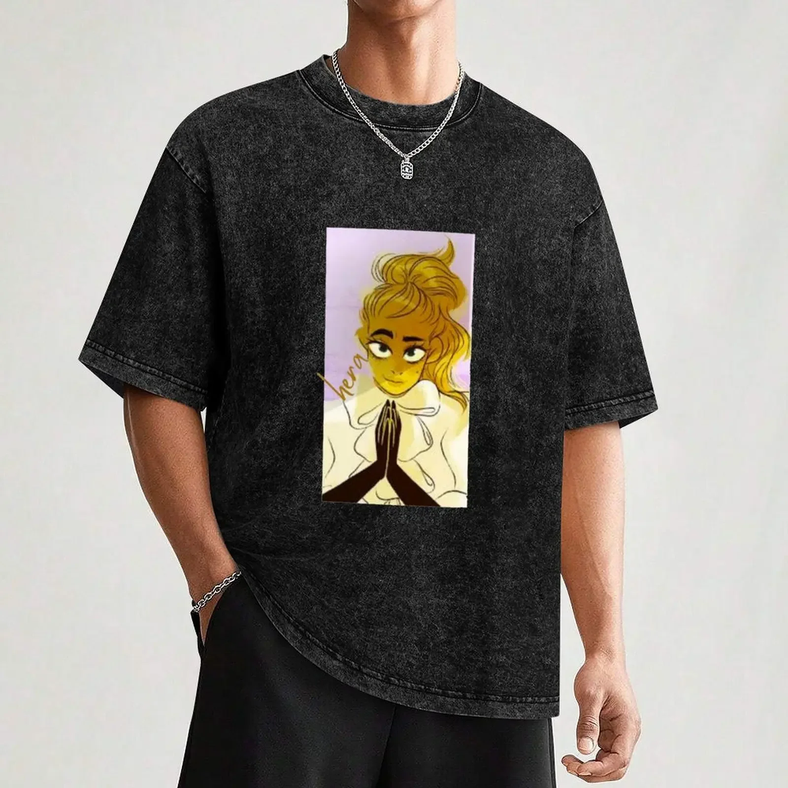 # 3 هيرا لور أوليمبوس مجموعة الشخصيات الرئيسية الويب الفن تي شيرت رجل تي شيرت أسود تي شيرت للرجال