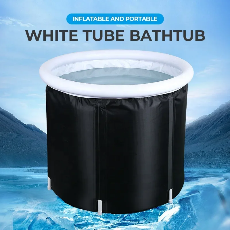 Athletes Portable Recovery Ice Water Bath PVC Inflatable Ice Bath Tub For Adults Portable Ice Bath