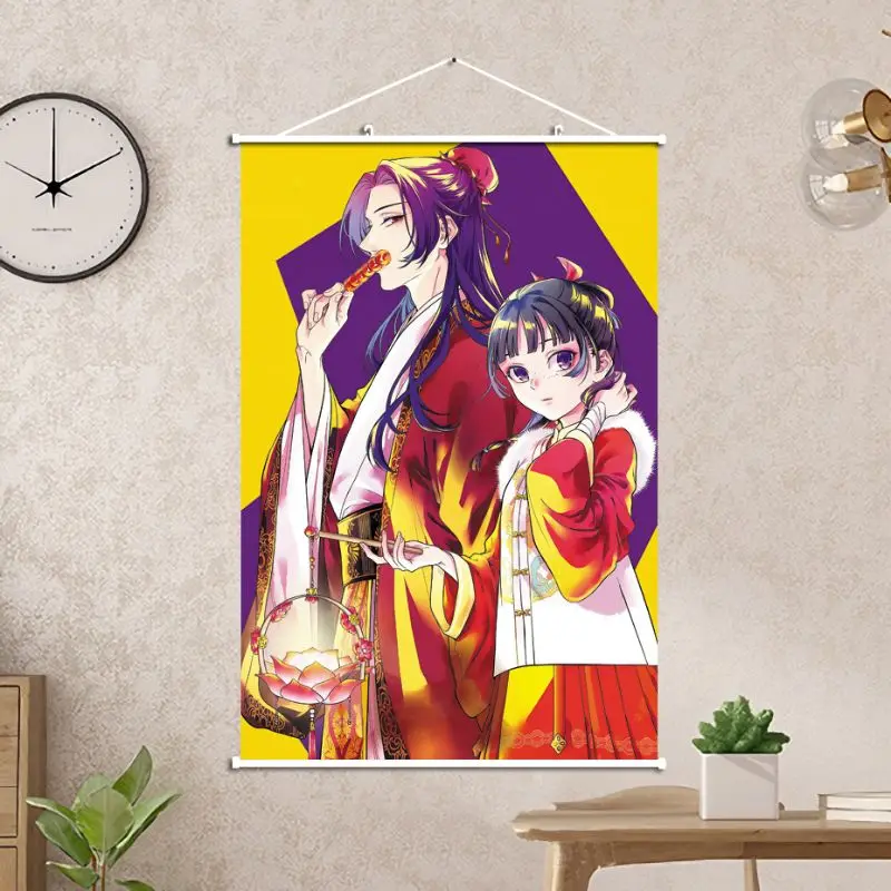 The Apothecary Diaries Wall Hanging Scroll Anime Tapestry Manga Character Wall Decor, Ornament For Bedroom Gaming Room Home Gift