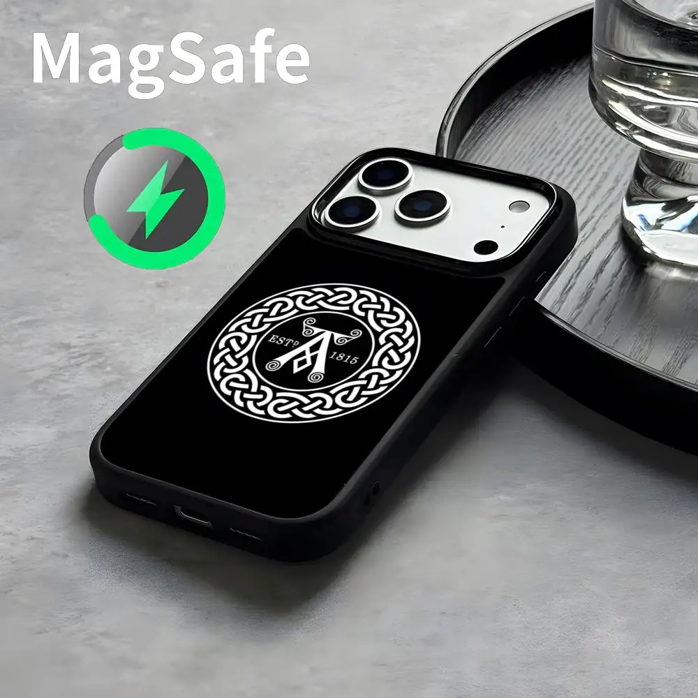 Funda de teléfono con logotipo de A-Ardbeg para IPhone 17,16,15,14,13,12,Pro,Max,Plus,Mini,SE Magsafe, funda magnética para teléfono