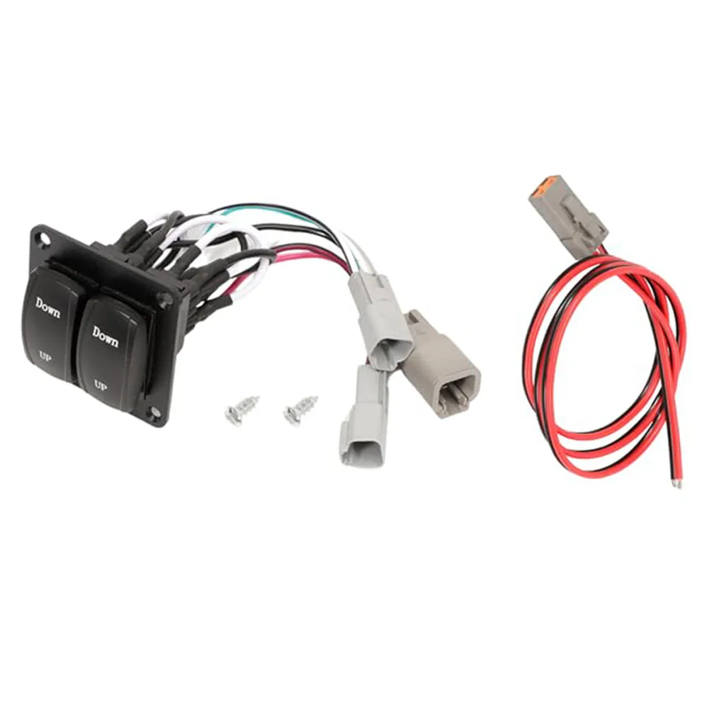 Marine Trim Tab Double Rocker Switch Kit For Lenco 10222211D 10222-211D Direct Replacement Accessories