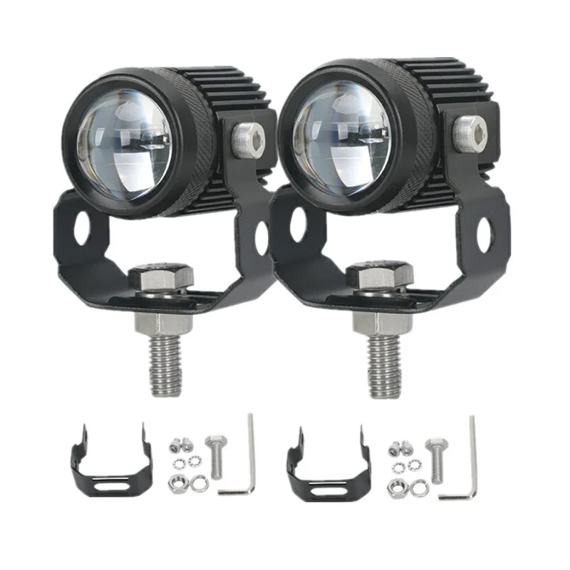 

SAAR Motorcycle Small Cannon Laser Lens LED Cut Line Spotlight External Headlight Vehicle Light Road Light