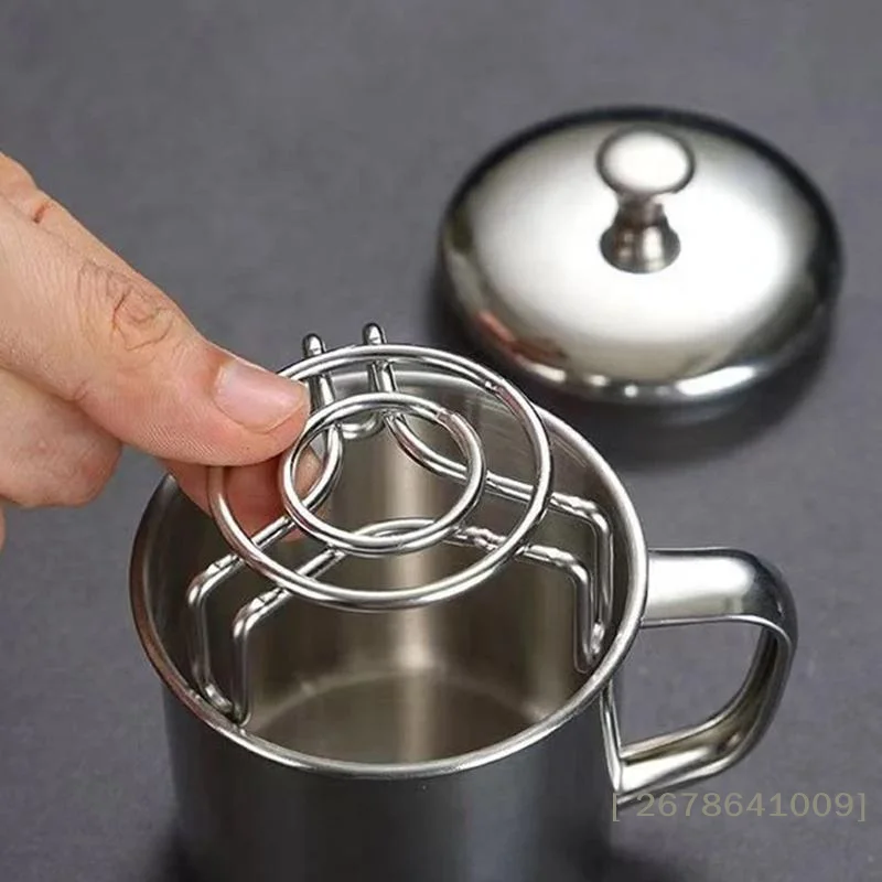 ⚑2*Ultra Mini Steaming Rack Small Stainless Steel Height And Height Small Leg Rack Health Pot Thermos Cup Small Pot Rack 2size