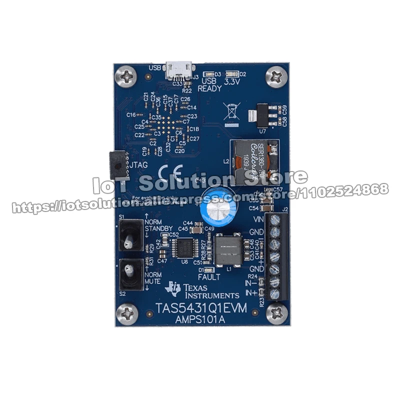 TAS5431Q1EVM TAS5431-Q1 8-W automotive mono analog input class-D audio amp evaluation module