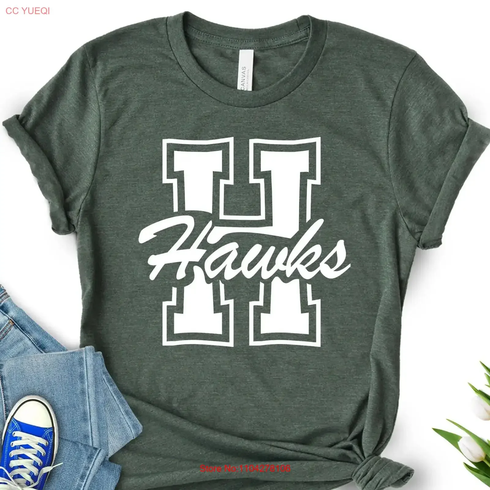 T-shirt Mascotte Scolaire Personnalisé Vintage Lavé Unisexe pour Fans d'Équipe, Enseignants – Doux et Polyvalent pour le Quotidien