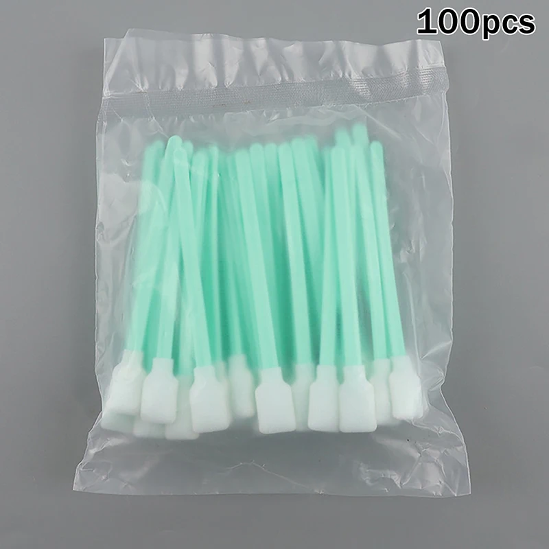 50PCS Sponge Foam Tip Cleaning Tool Printhead Print Head Clean Wide Dustfree For All InkJet UV Solvent Printer